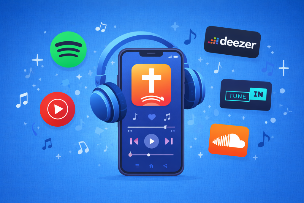 Melhores Aplicativos para Ouvir Músicas Cristãs