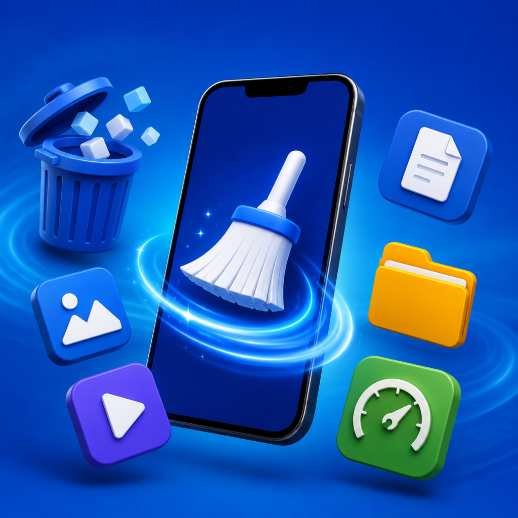 De best beoordeelde apps voor het opschonen van telefoongeheugen in 2026
